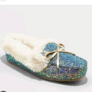 Cat & Jack Paige Moccasins Slippers Sz 1Y